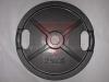 OP-GP-20 kg Hantelscheibe, Guss, mit Griffen, Grey Plate