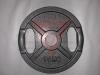 OP-GP-10 kg Hantelscheibe, Guss, mit Griffen, Grey Plate 