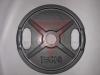 OP-GP-15 kg Hantelscheibe, Guss, mit Griffen, Grey Plate 